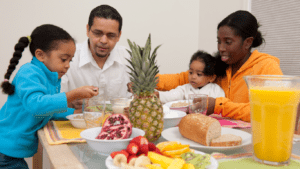 Family meal time
