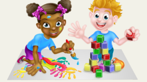 children playing image
